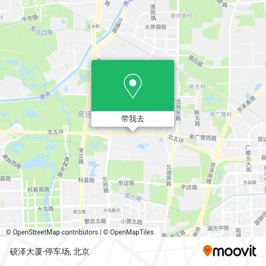 硕泽大厦-停车场地图
