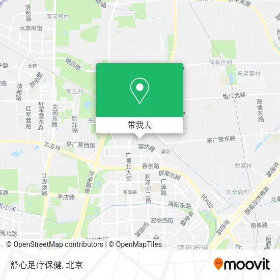 舒心足疗保健地图