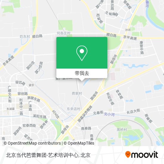 北京当代芭蕾舞团-艺术培训中心地图