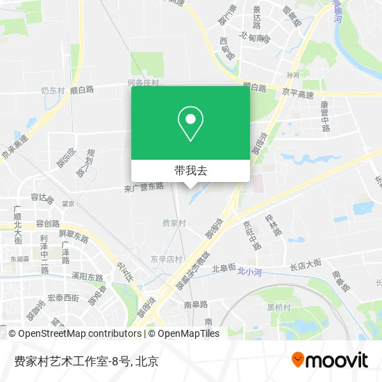 费家村艺术工作室-8号地图