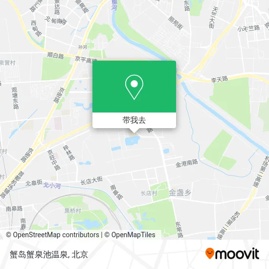 蟹岛蟹泉池温泉地图