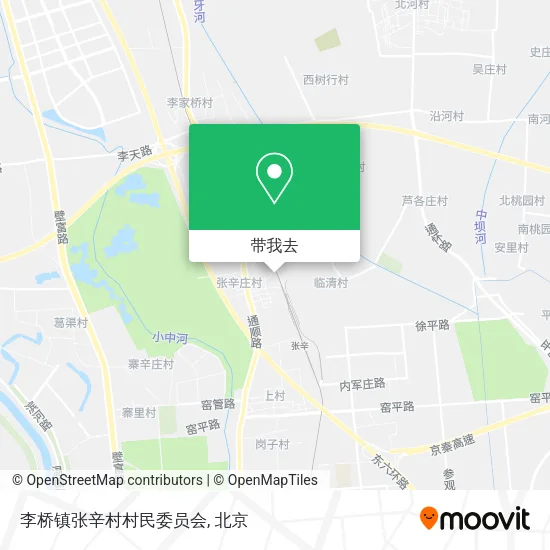 李桥镇张辛村村民委员会地图