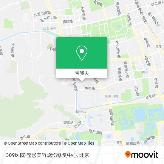 309医院-整形美容烧伤修复中心地图