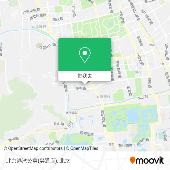 北京港湾公寓(昊通店)地图