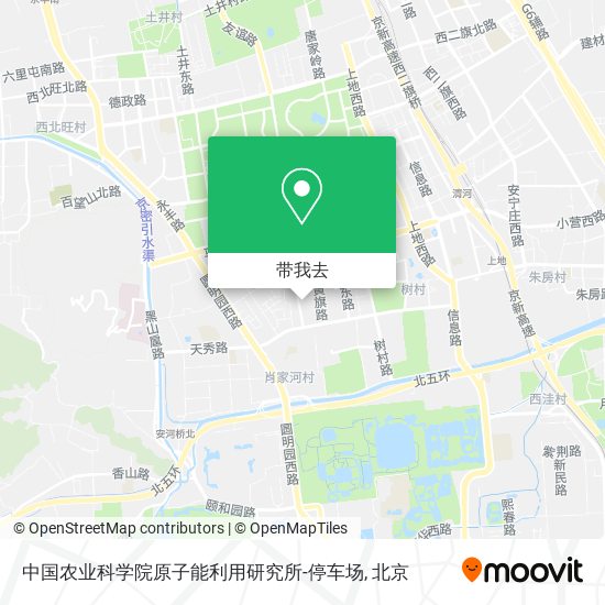 中国农业科学院原子能利用研究所-停车场地图