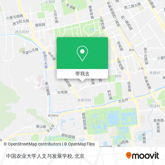 中国农业大学人文与发展学校地图