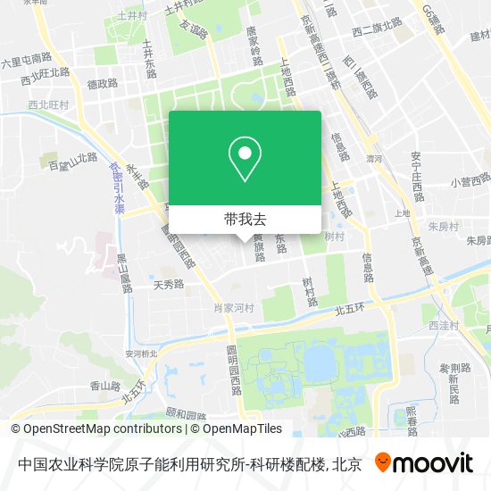 中国农业科学院原子能利用研究所-科研楼配楼地图