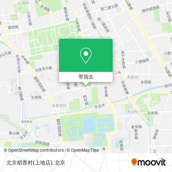 北京稻香村(上地店)地图