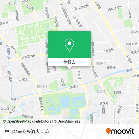 中电华晶商务酒店地图