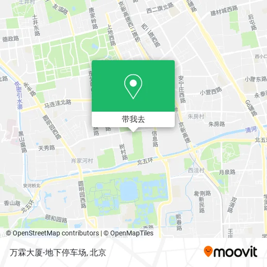 万霖大厦-地下停车场地图