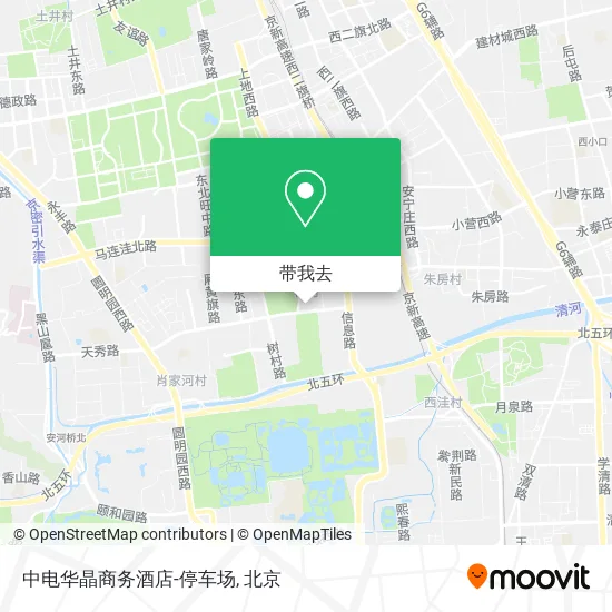 中电华晶商务酒店-停车场地图