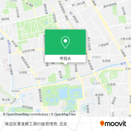 海淀区青龙桥工商行政管理所地图