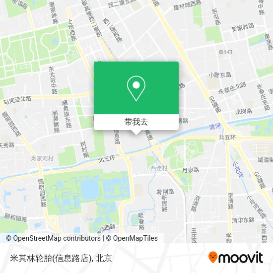 米其林轮胎(信息路店)地图
