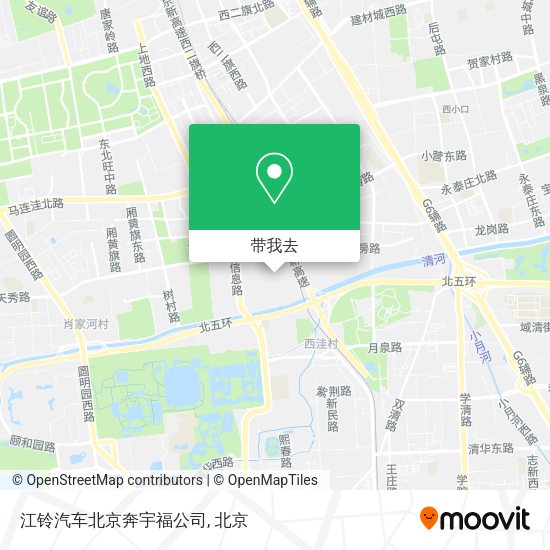 江铃汽车北京奔宇福公司地图