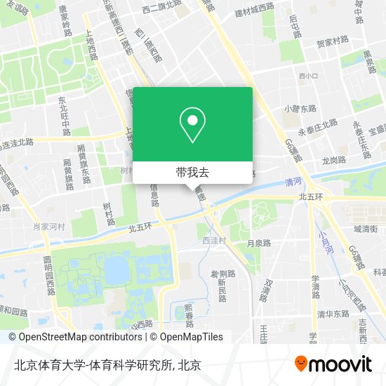 北京体育大学-体育科学研究所地图