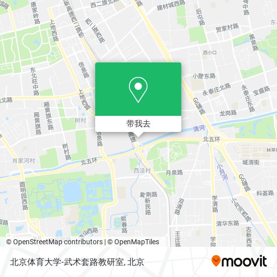 北京体育大学-武术套路教研室地图