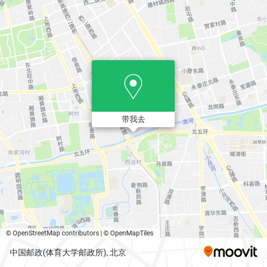 中国邮政(体育大学邮政所)地图