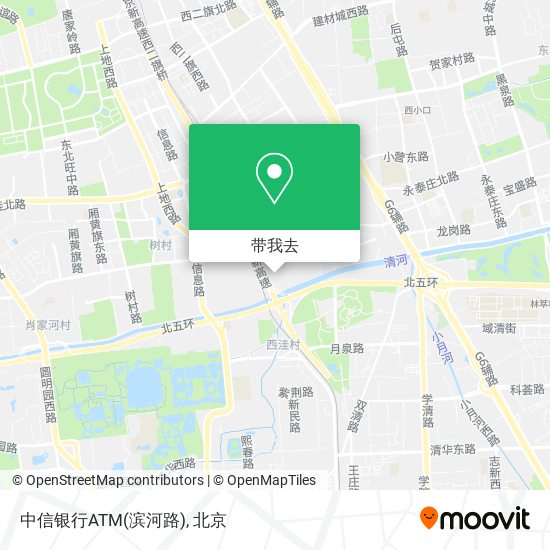 中信银行ATM(滨河路)地图