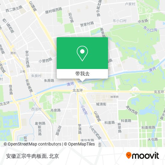 安徽正宗牛肉板面地图