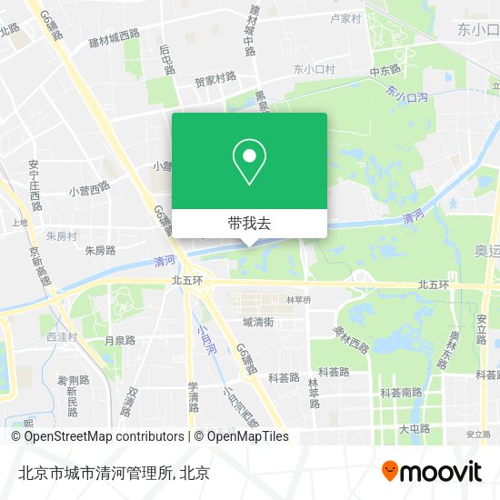 北京市城市清河管理所地图