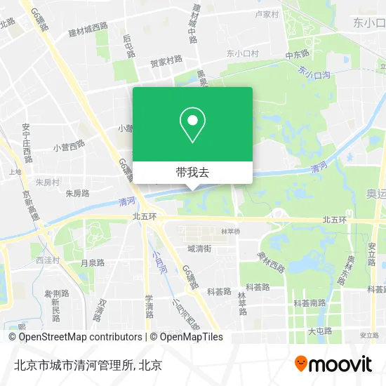 北京市城市清河管理所地图