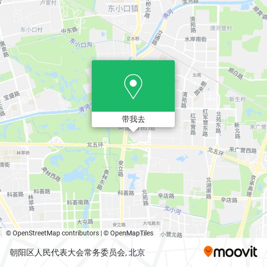 朝阳区人民代表大会常务委员会地图