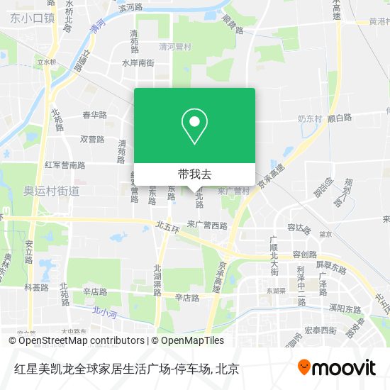 红星美凯龙全球家居生活广场-停车场地图