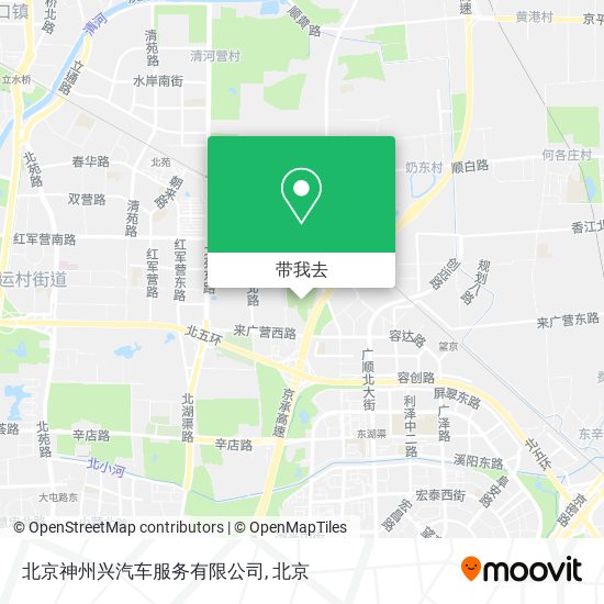 北京神州兴汽车服务有限公司地图