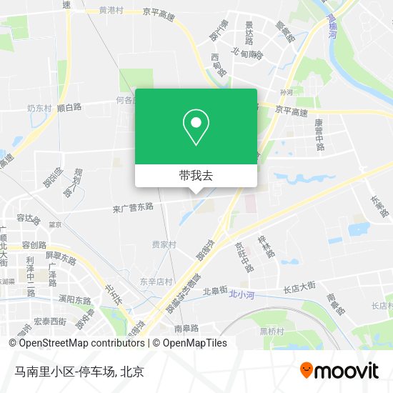 马南里小区-停车场地图