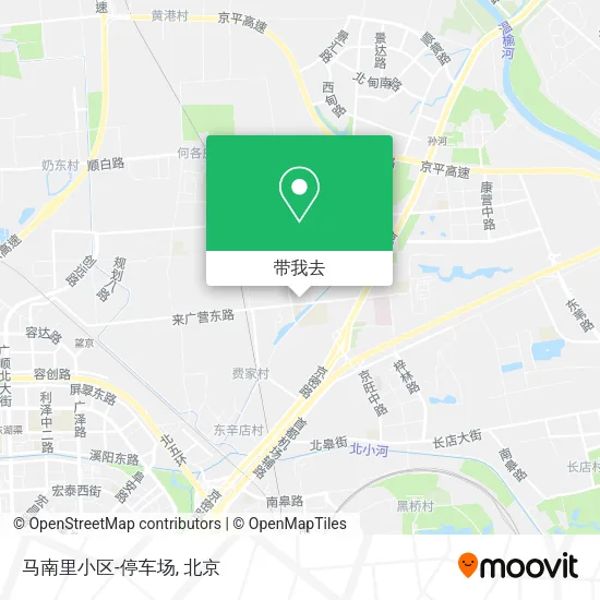 马南里小区-停车场地图