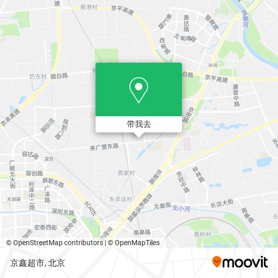 京鑫超市地图