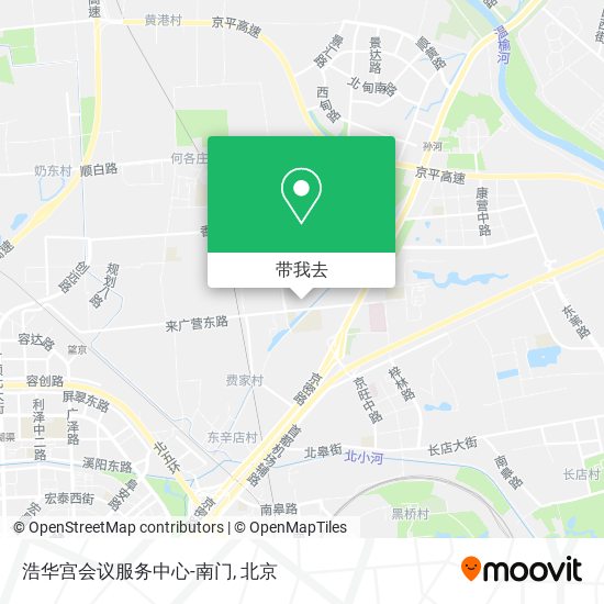 浩华宫会议服务中心-南门地图