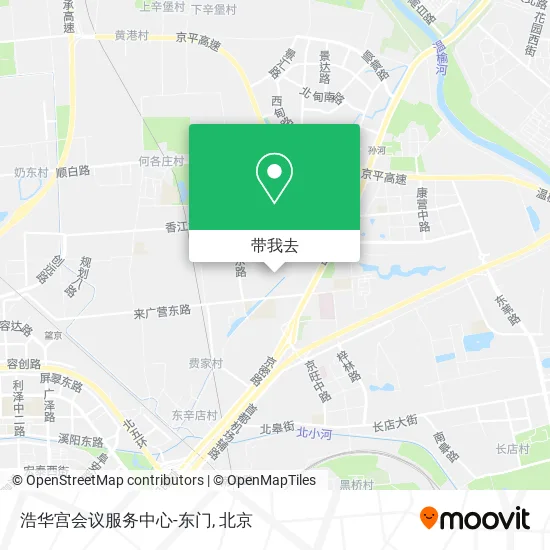浩华宫会议服务中心-东门地图