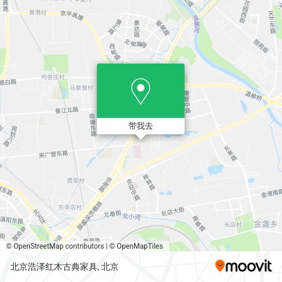 北京浩泽红木古典家具地图