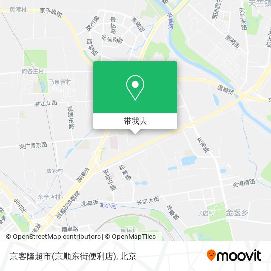 京客隆超市(京顺东街便利店)地图