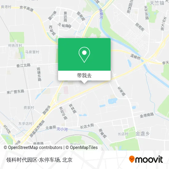领科时代园区-东停车场地图