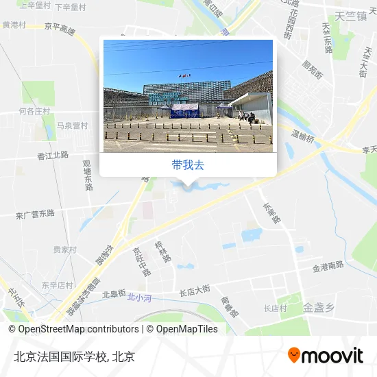 北京法国国际学校地图