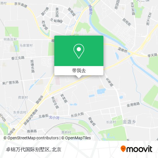 卓锦万代国际别墅区地图