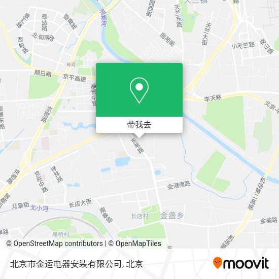 北京市金运电器安装有限公司地图