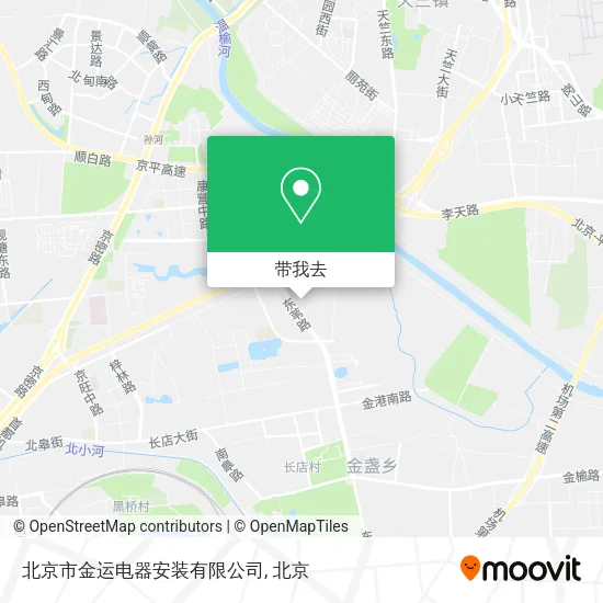 北京市金运电器安装有限公司地图
