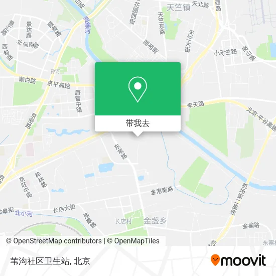 苇沟社区卫生站地图