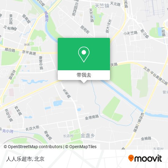 人人乐超市地图