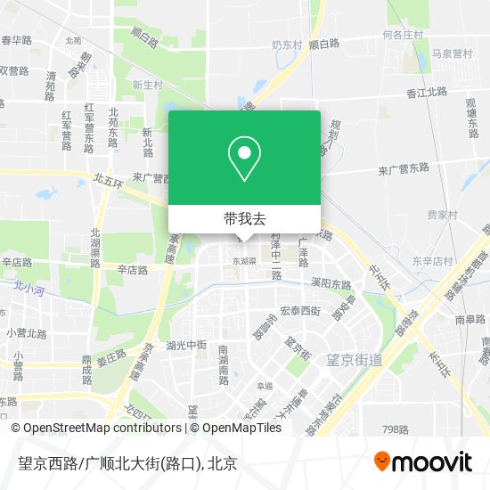 望京西路/广顺北大街(路口)地图