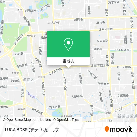 LUGA BOSSI(双安商场)地图