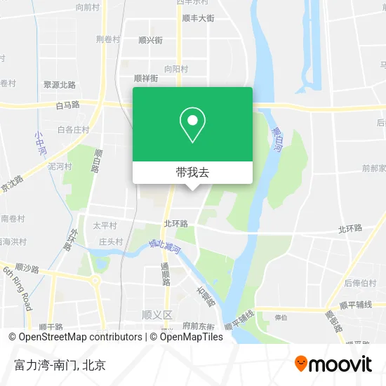 富力湾-南门地图