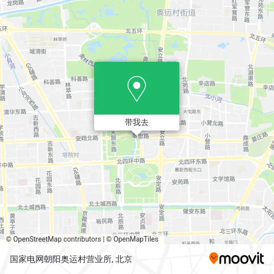 国家电网朝阳奥运村营业所地图