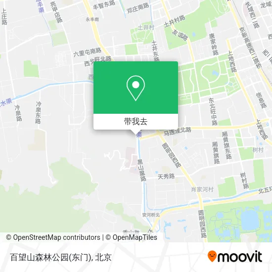 百望山森林公园(东门)地图