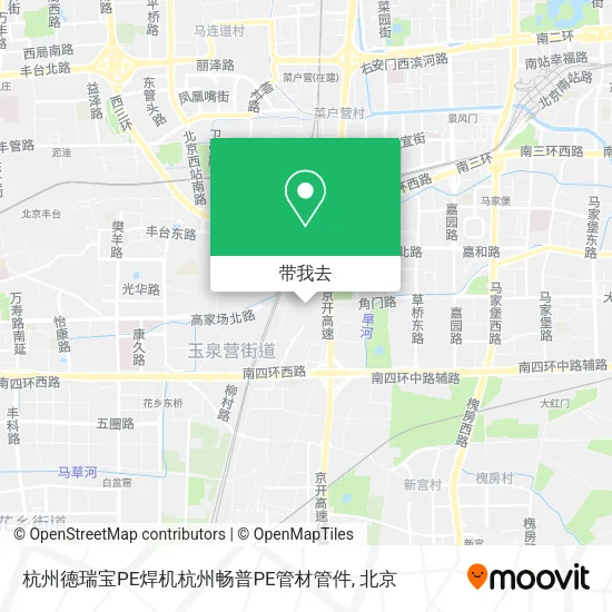 杭州德瑞宝PE焊机杭州畅普PE管材管件地图