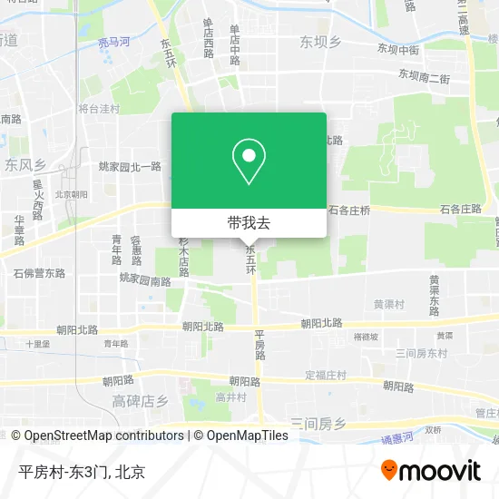 平房村-东3门地图
