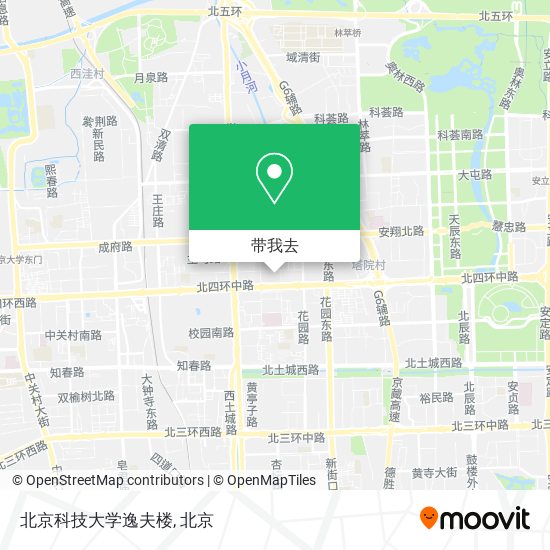 北京科技大学逸夫楼地图